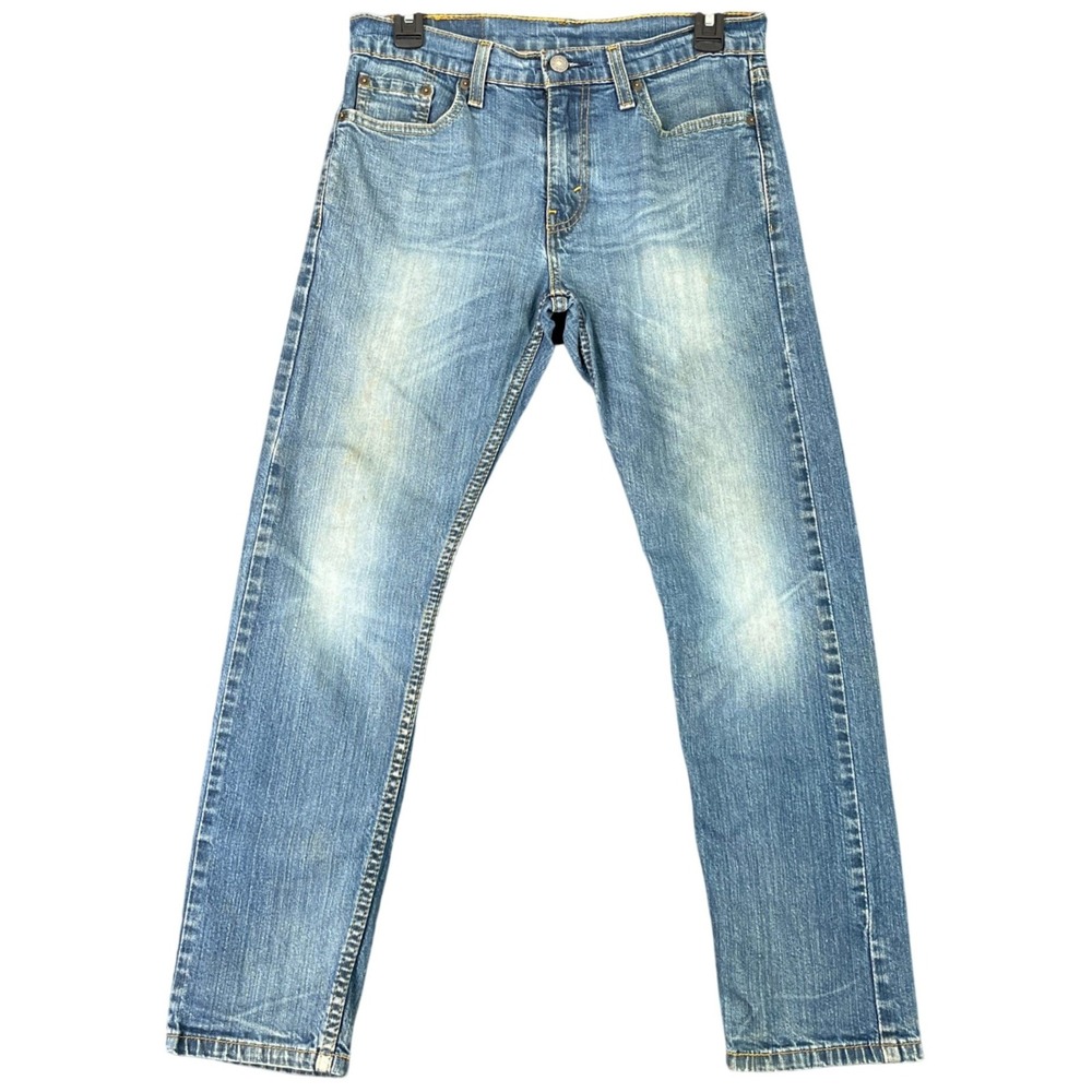 Levi Levis 502 Slim Tapered‎ Jeans Mens 29x27 Indie Grunge Skater